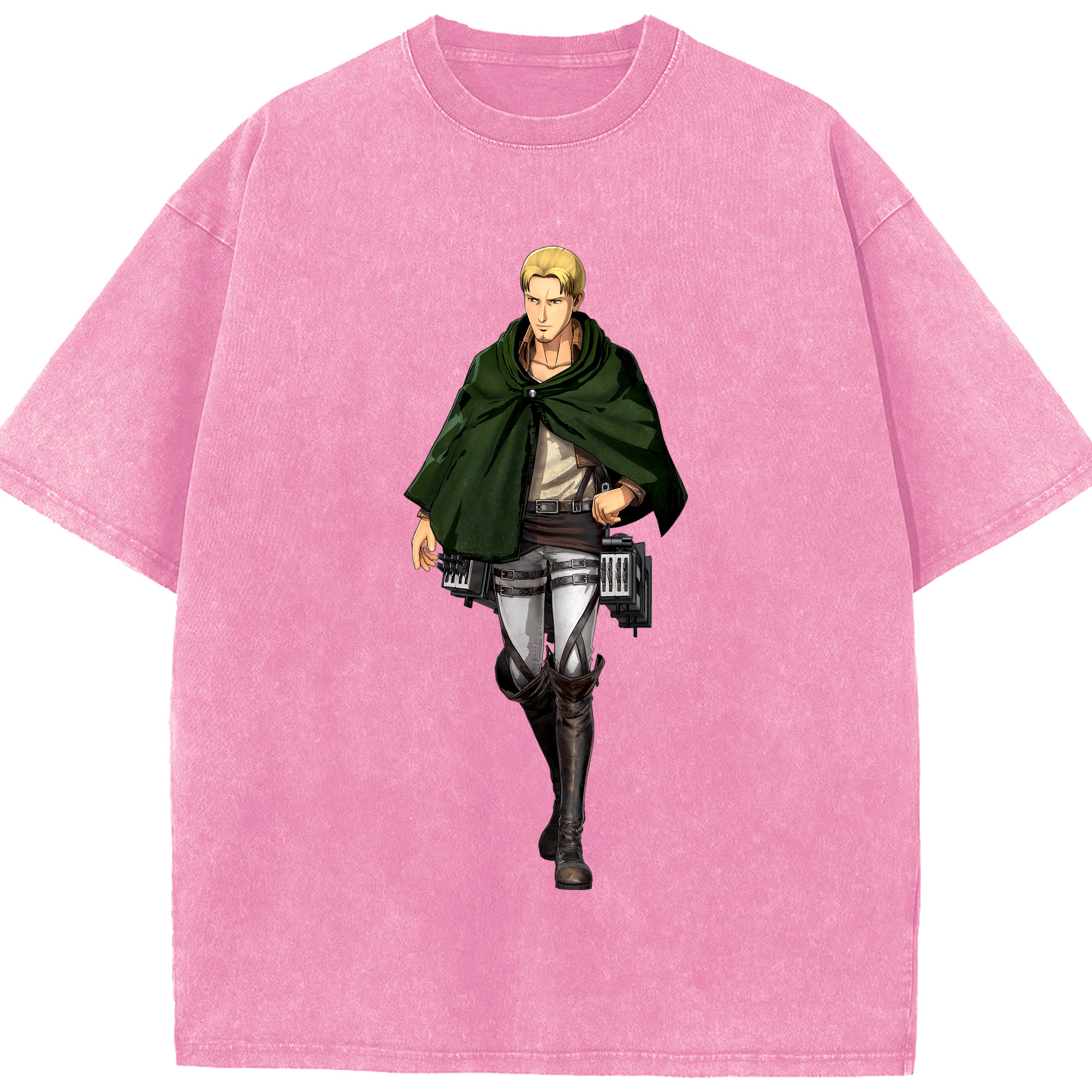 （画像用） 進撃の巨人 Attack on Titan 綿100% ヴィンテージ風 半袖Tシャツ（フロントプリント）